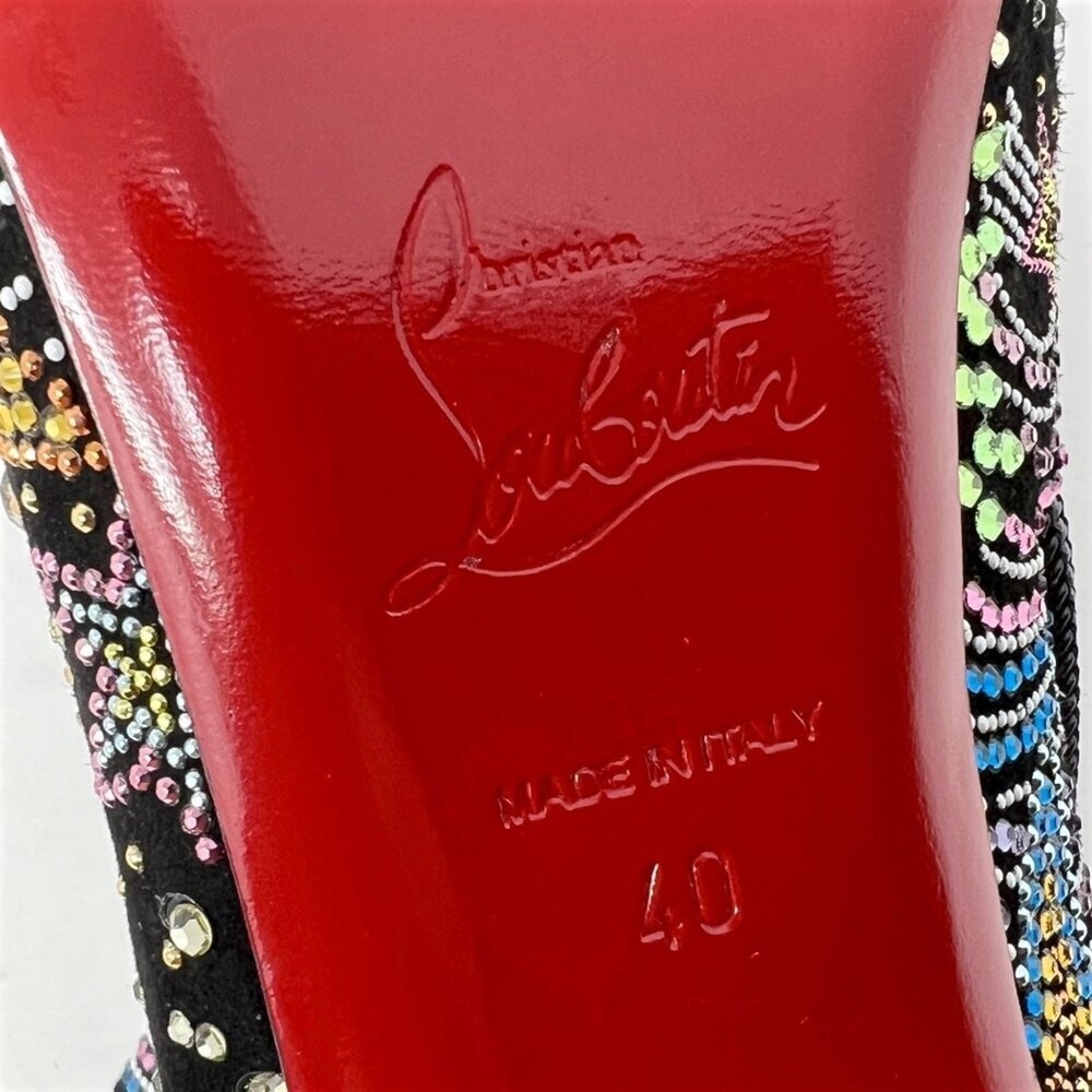 Christian Louboutin Starlight Strass Crystal Boots 40 - Picture 6 of 8